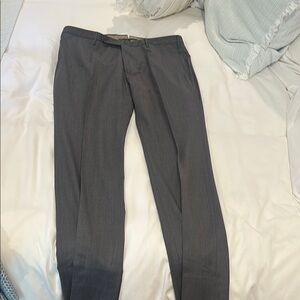 Incotex Gray Dress Pants with Modern Slim-Fit
